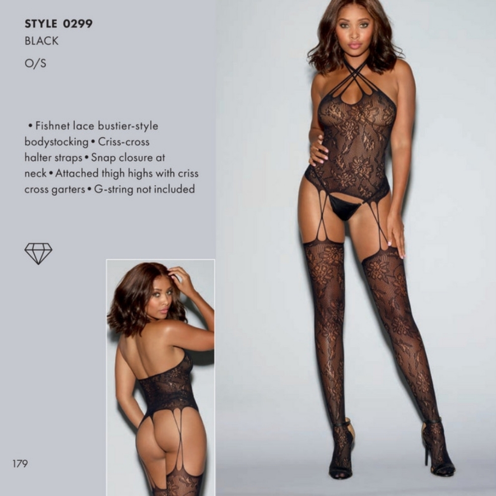 Dreamgirl Fishnet Lace BodyStocking